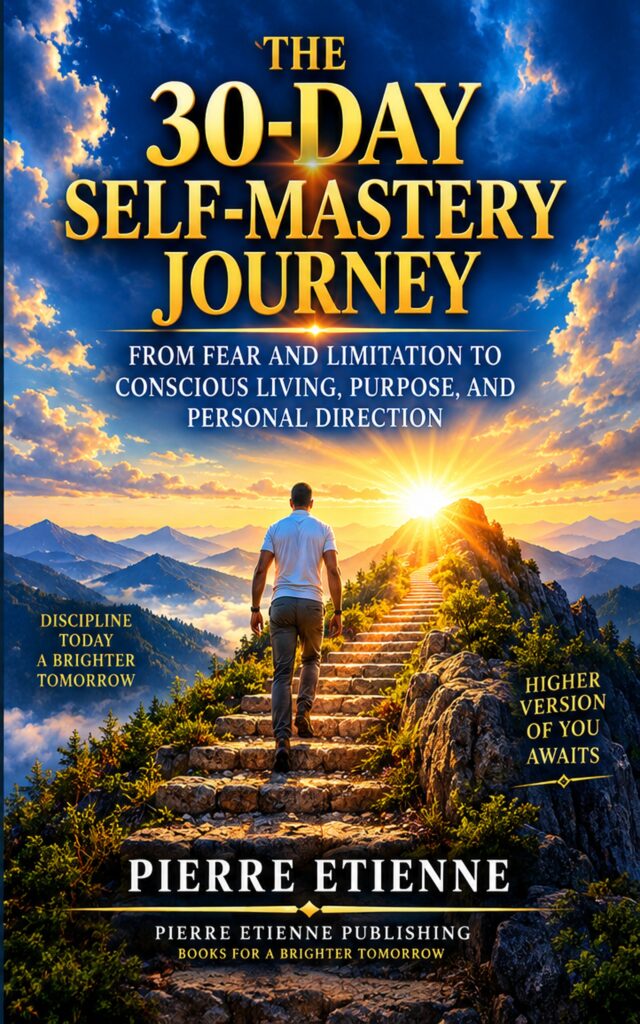 The 30-Day Self-Mastery Journey: From Fear and Limitation to Conscious Living, Purpose, and Personal Direction book cover by Pierre Etienne